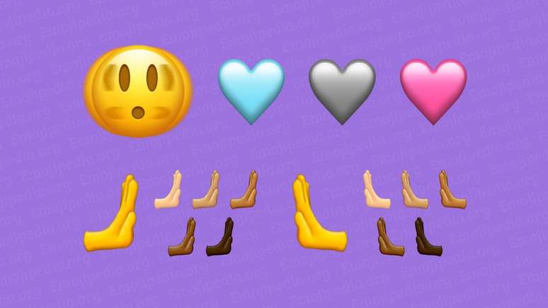 Desta vez, nenhum emoji do pacote terá representações humanas