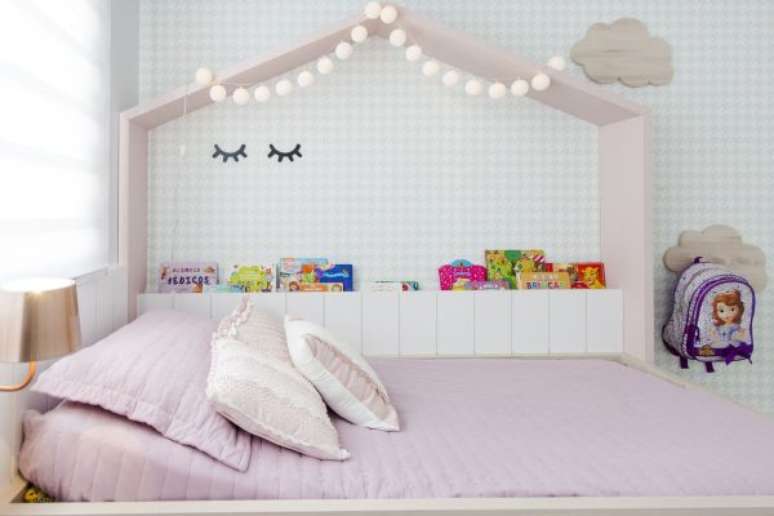 37. Decora&ccedil;&atilde;o de quarto de luxo com detalhes delicados &ndash; Foto: Nathalia Bilibio