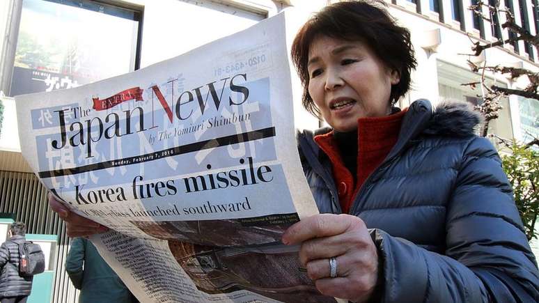 População japonesa segue com preocupação notícias sobre avanços bélicos da Coreia do Norte