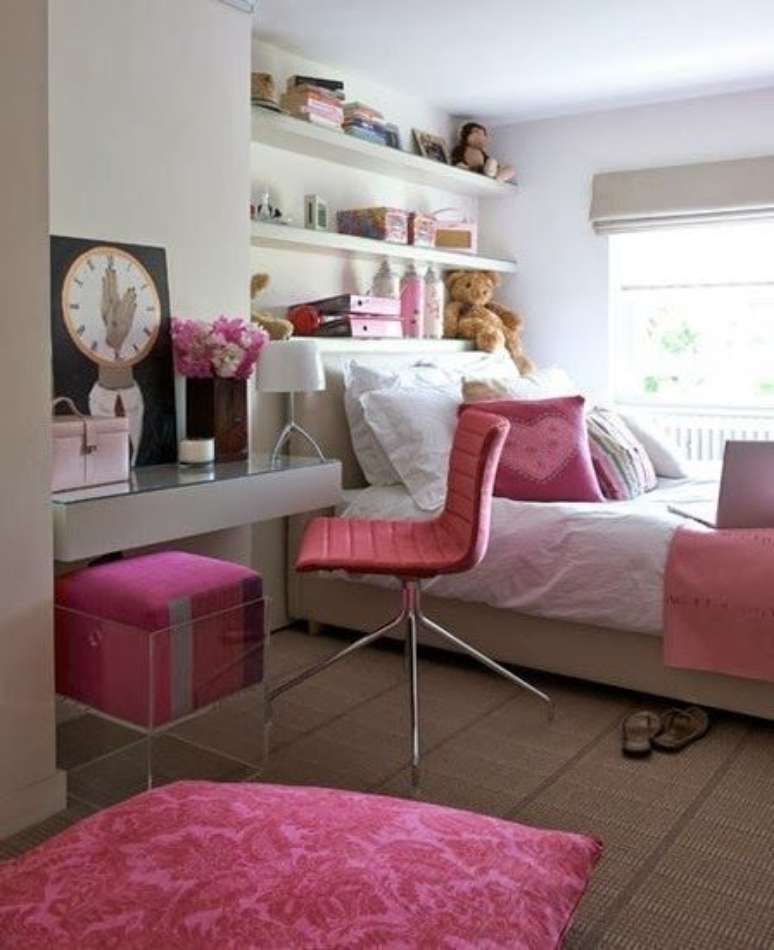 41. Quarto de luxo cor de rosa &ndash; Foto: Revista VD