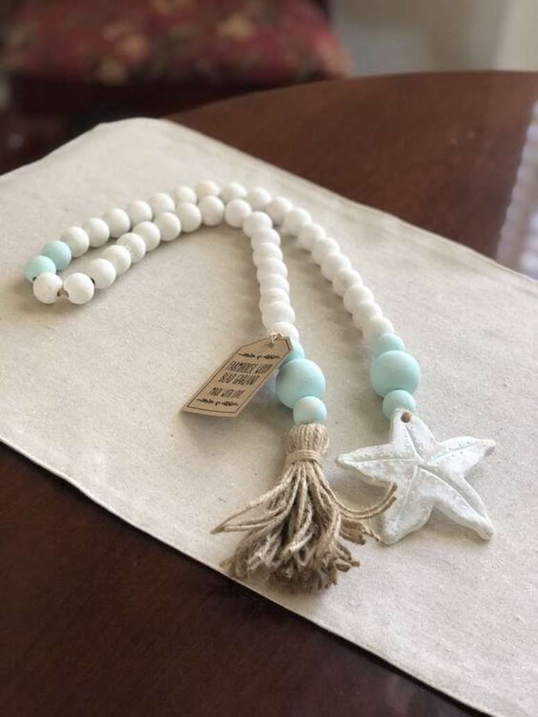 40. Modelo de colar de mesa para decora&ccedil;&atilde;o n&aacute;utica. Fonte: Mary Robbins