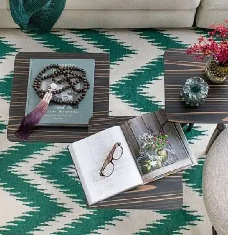 15. Invista em uma decora&ccedil;&atilde;o com colar de mesa. Fonte: GP Life Decor