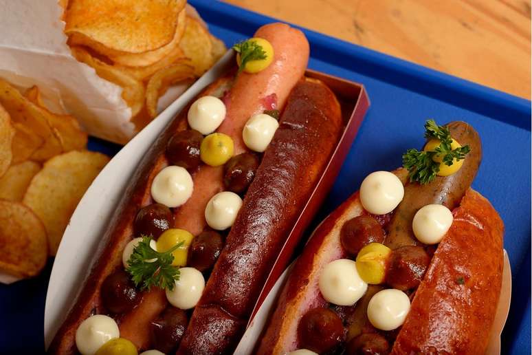 O Hot Pork, outro endereço do Jefferson Rueda, também tem versões vegetarianas do hot dog.