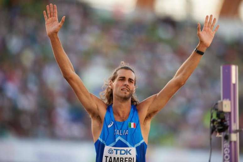 Gianmarco Tamberi no Mundial de Atletismo em Eugene