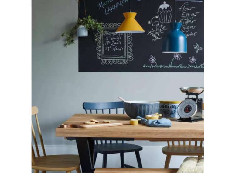 Pinte em um quadro-negro