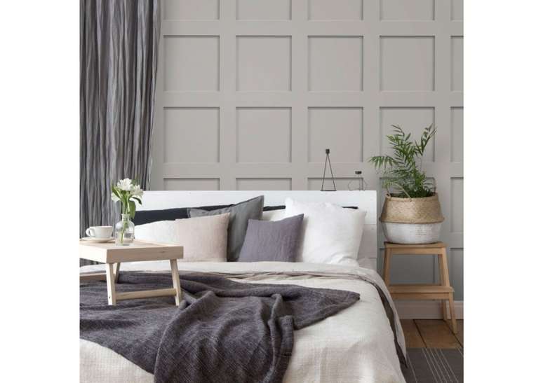 Para uma maneira econ&ocirc;mica e f&aacute;cil de obter o efeito do painel de parede, procure por pap&eacute;is de parede.Esta n&atilde;o &eacute; apenas uma op&ccedil;&atilde;o mais econ&ocirc;mica do que o painel real, mas voc&ecirc; tem varia&ccedil;&otilde;es quase ilimitadas para padr&otilde;es e cores. Al&eacute;m disso, &eacute; f&aacute;cil e relativamente barato substituir, caso voc&ecirc; se canse do design.