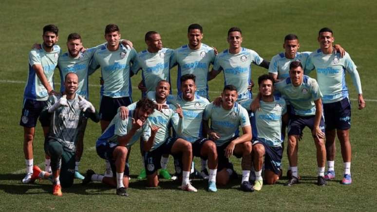 Palmeiras finalizou sua preparação antes de viajar para Belo Horizonte (Foto: Cesar Greco/Palmeiras)