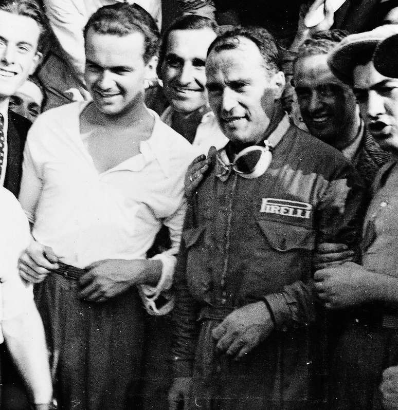 Luigi Fagioli durante o GP da Italia de 1934 