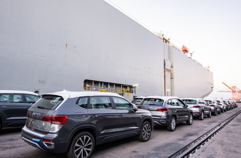 Primeiro lote foi de 60 unidades do Volkswagen Taos.