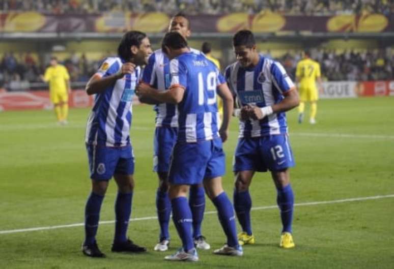 Hulk, James Rodríguez, Falcao García e Guarín fizeram sucesso no Porto (Foto: JOSE JORDAN / AFP)