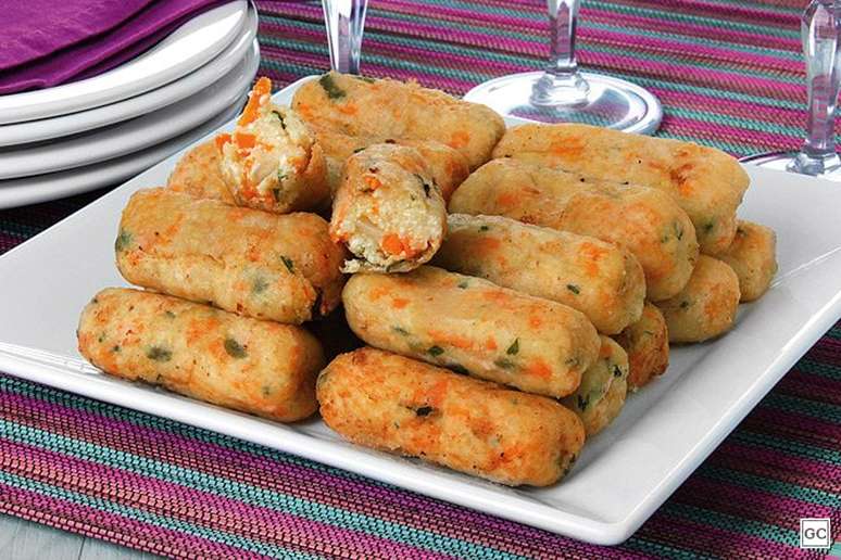 Croquete de cenoura com ricota – Foto: Guia da Cozinha