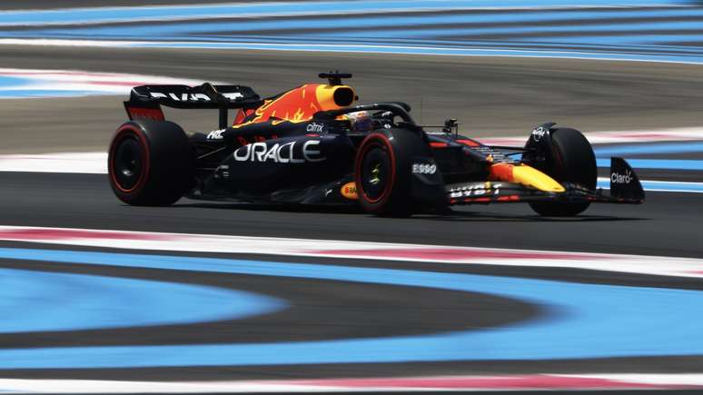 Max Verstappen na classificação para o GP da França