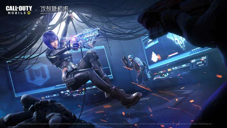 Call of Duty: Mobile terá temporada baseada em Ghost in the Shell