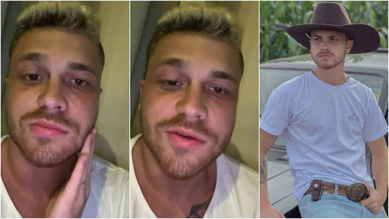 Gustavo Tubarão deixou seus fãs bastante preocupados ao publicar um vídeo no Instagram revelando que está sofrendo de paralisia de Bell. 