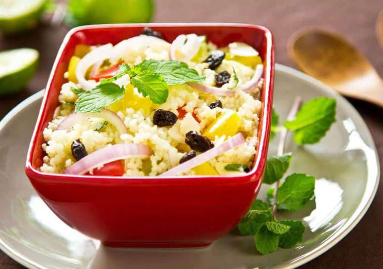 Salada de cuscuz marroquino | Foto: Reprodu&ccedil;&atilde;o