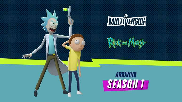 Rick e Morty serão adições ao jogo na Temporada 1. (Imagem: Divulgação/Warner Bros.)