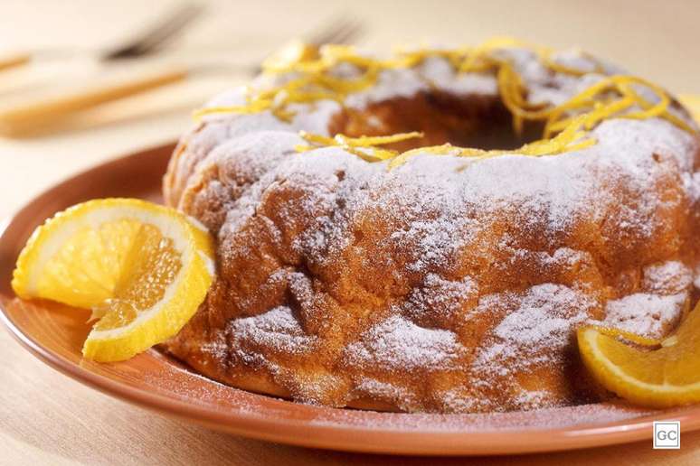 Bolo de laranja light – Foto: Guia da Cozinha