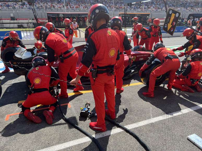 Pit-stop de Carlos Sainz na França 