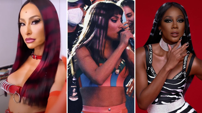 Famosas com mechas horizontais no cabelo (Fotos: Instagram/Reprodu&ccedil;&atilde;o)