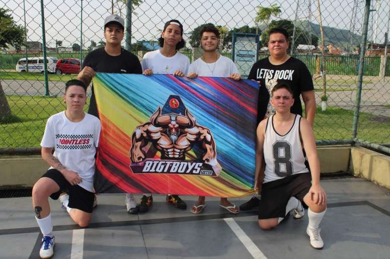 BigTBoys, primeira equipe formada por homens trans no Rio de Janeiro. 