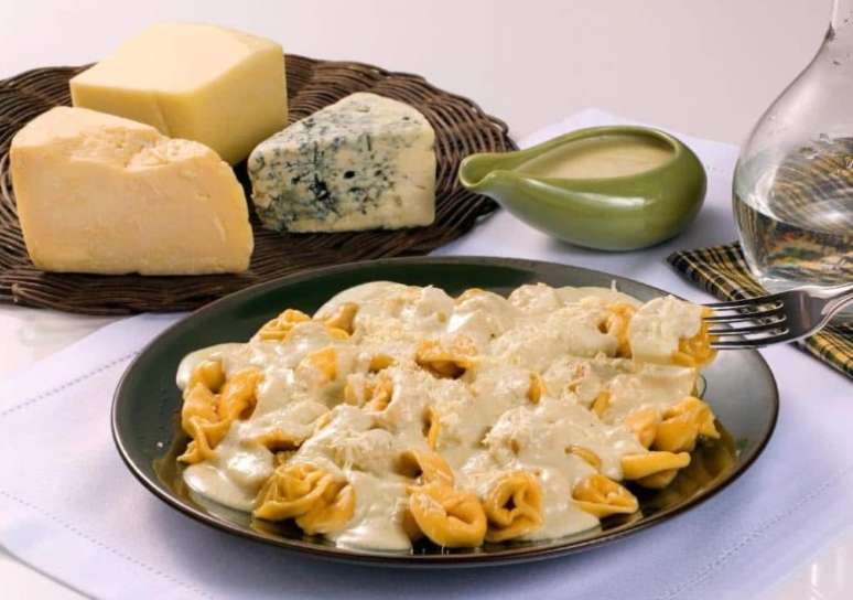 Capeletti com molho aos 4 queijos | Foto: Guia da Cozinha