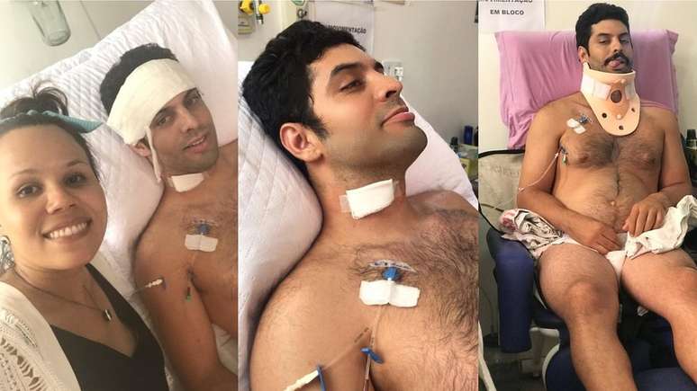 ELder passou por cirurgia e ficou quase duas semanas no hospital ap&oacute;s acidente