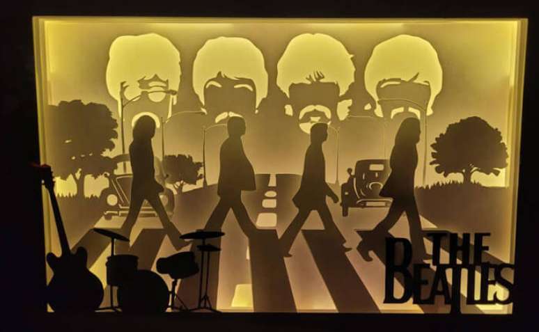 Lumin&aacute;ria dos Beatles da Iluminadamente