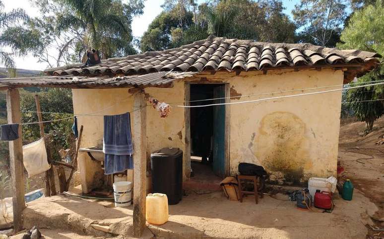 Alojamento dos funcionários de uma das fazendas de café investigada em Minas Gerais.