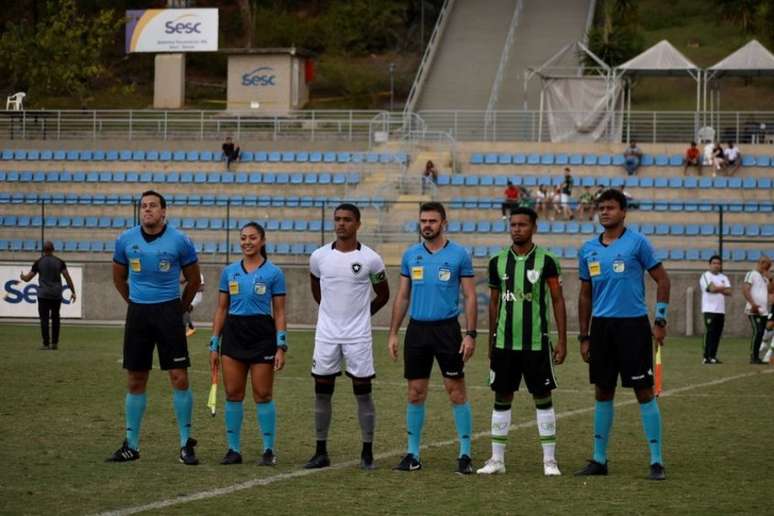 Botafogo e América-MG ficaram no empate pelo Campeonato Brasileiro Sub-20 (Foto: Fernanda Reis / América)