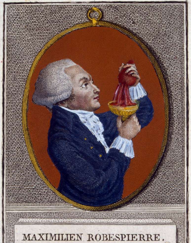 Robespierre, um dos l&iacute;deres mais proeminentes da Revolu&ccedil;&atilde;o Francesa, era o chefe da ala mais radical dos jacobinos