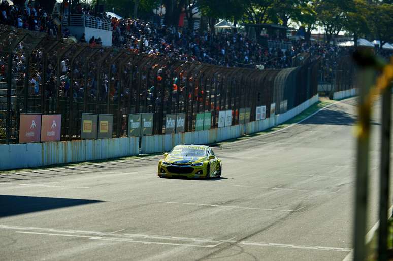 Felipe Fraga, o vencedor da segunda prova da Stock