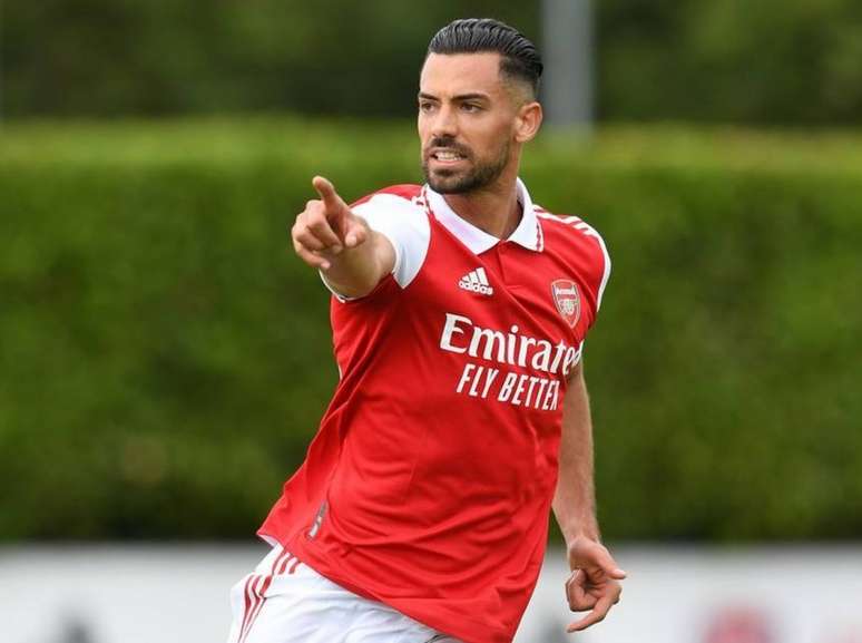 Pablo Marí teve minutos na pré-temporada com o técnico Mikel Arteta no Arsenal (Foto: Divulgação / Arsenal)