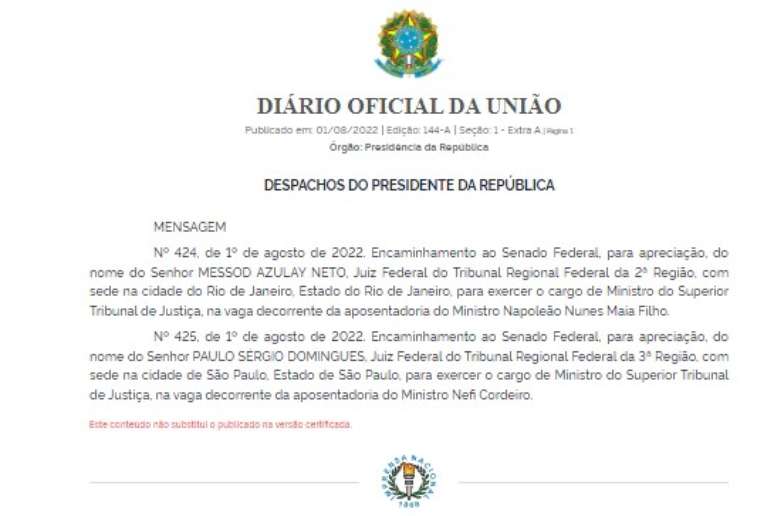 Diário Oficial 