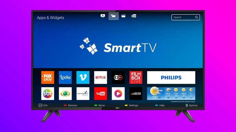 Como baixar aplicativos na Smart TV Philips