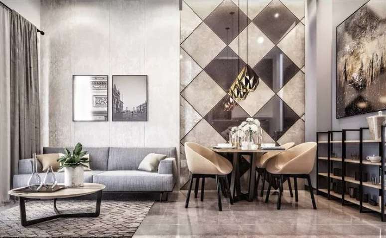 Escolha azulejos marrons