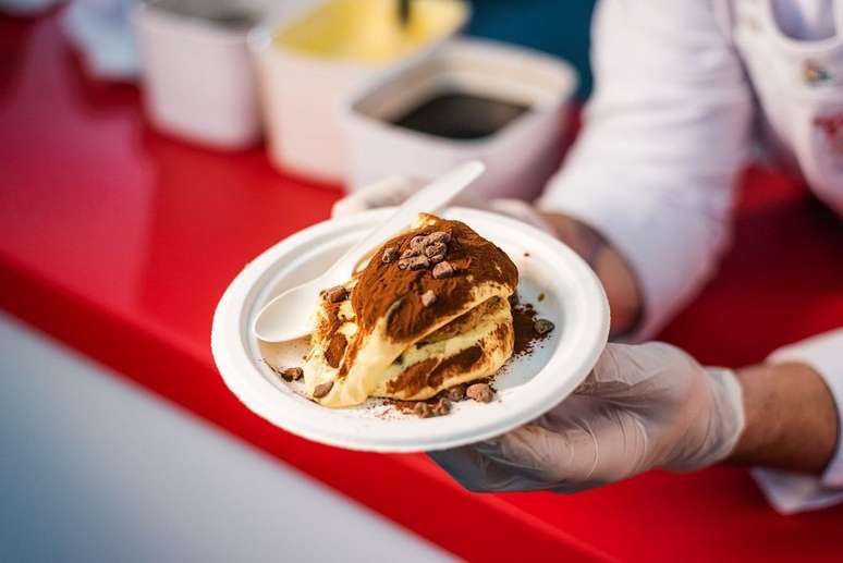 Tiramiss&uacute; do restaurante Fasano