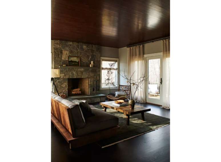 Crie uma quinta parede marrom &ndash; o teto