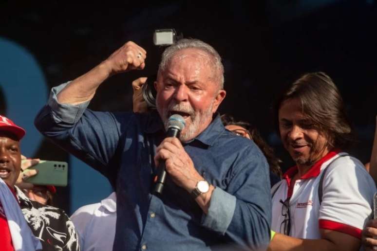 Lula em campanha 