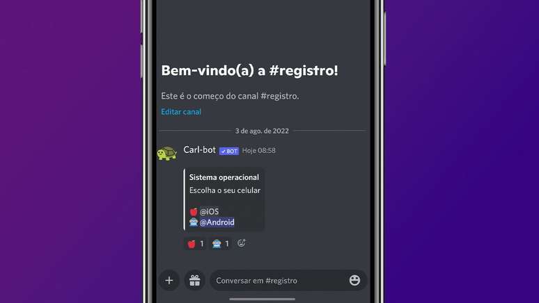 Como fazer um canal de registro no Discord