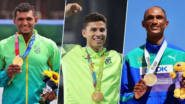 Isaquias, Thiago e Alison são medalhistas olímpicos pelo Brasil (Foto: Divulgação/COB)