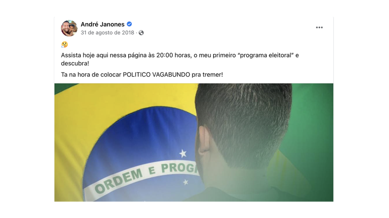 Durante campanha para deputado federal, Janones costumava criticar quem classificava como 'político vagabundo'