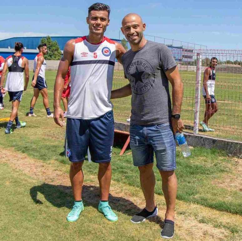 Fausto Vera é admirador do futebol e personalidade de Mascherano (Foto: Reprodução/Instagram Fausto Vera)