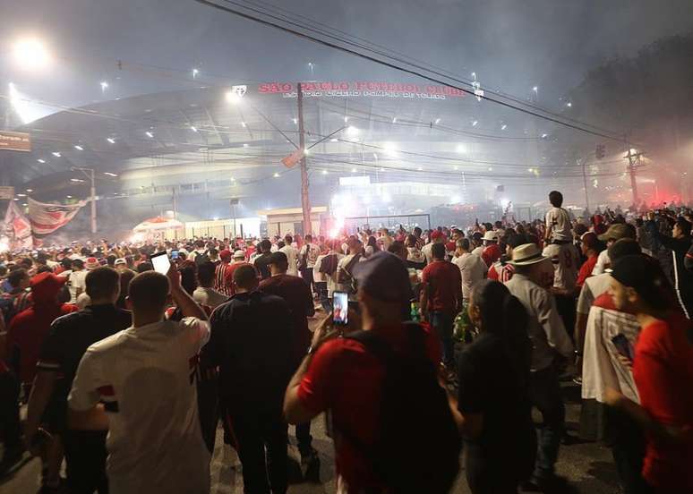 O São Paulo contará com o Morumbi cheio para enfrentar o Flamengo (Foto: Paulo Pinto/saopaulofc)