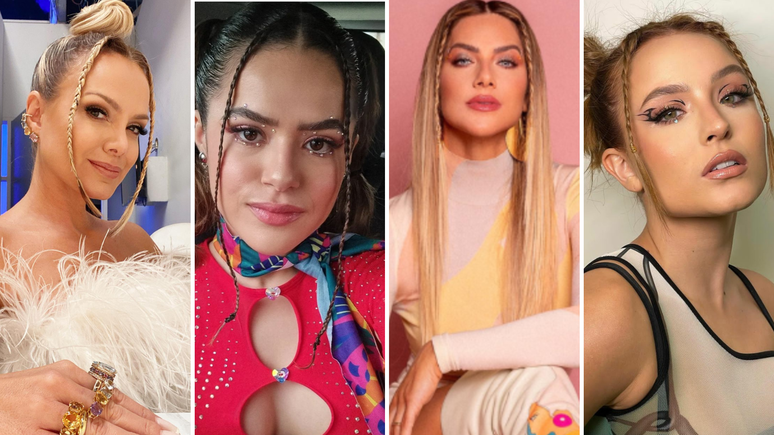 Famosas com baby braids (Fotos: Reprodu&ccedil;&atilde;o/Instagram)