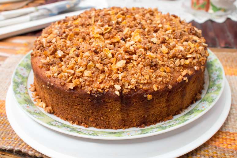 Bolo de amendoim (Imagem: Shutterstock)