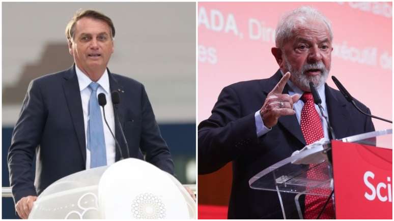 Jair Bolsonaro e Luiz Inácio Lula da Silva lideram as principais pesquisas de intenção de voto para as eleições à Presidência da República