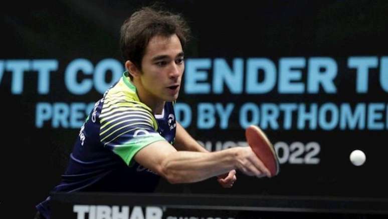 Hugo Calderano está na final do WTT da Tunísia.