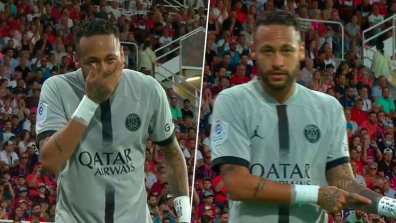 Neymar dedicou gol ao humorista brasileiro (Foto: Reprodução / Twitter)