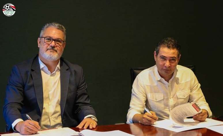 Rogério Micale assinou contrato de dois anos com a seleção olímpica egípcia (Foto: Divulgação / Federação do Egito)