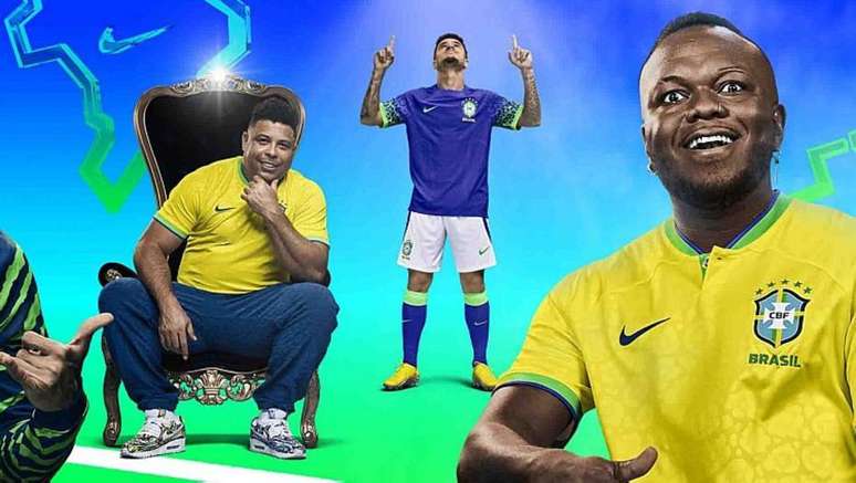 Lançamento da nova coleção da seleção brasileira contou com a presença de jogadores, influenciadores e artistas.